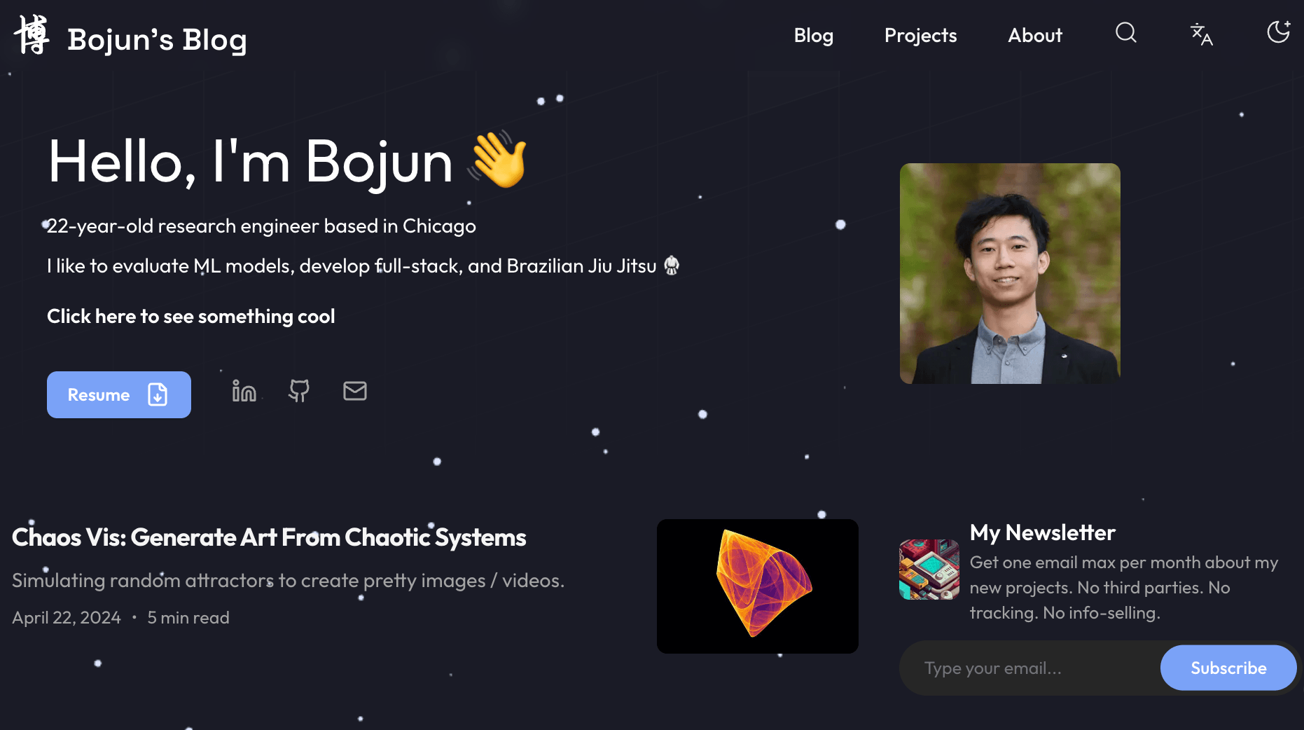 Personal website